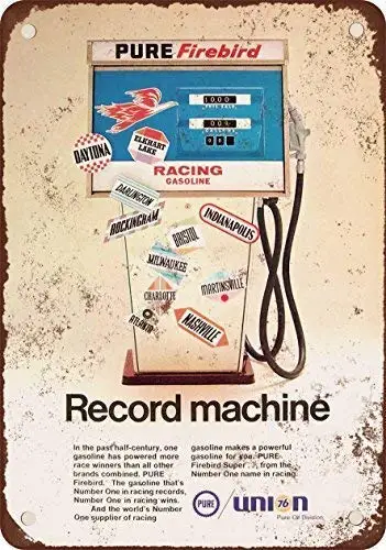 1968 Union 76 гоночный бензиновый ретро уличный знак бытовой металлический жестяной