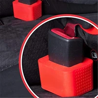 car seat belt pad buckle holder by buckle up soft silicone easy installation holds seatbelt receiver in upright position