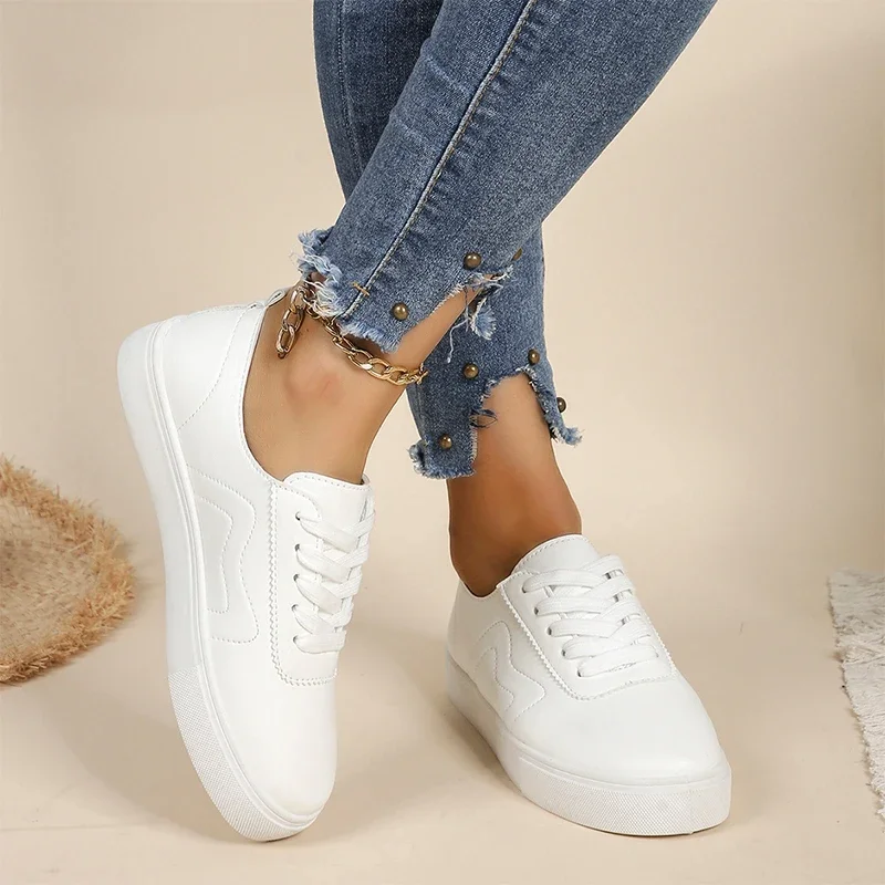 Женские кроссовки на плоской подошве Повседневные Классические для бега и