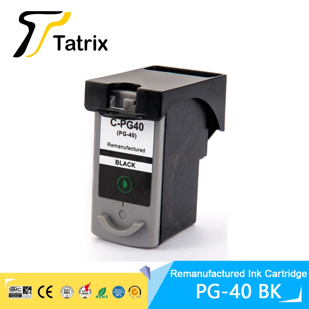 Фото Цветной Восстановленный чернильный картридж Tatrix PG 40 CL 41 PG-40 PG40 CL41 для принтера Canon Pixma IP188 IP 1800 MP140 №2
