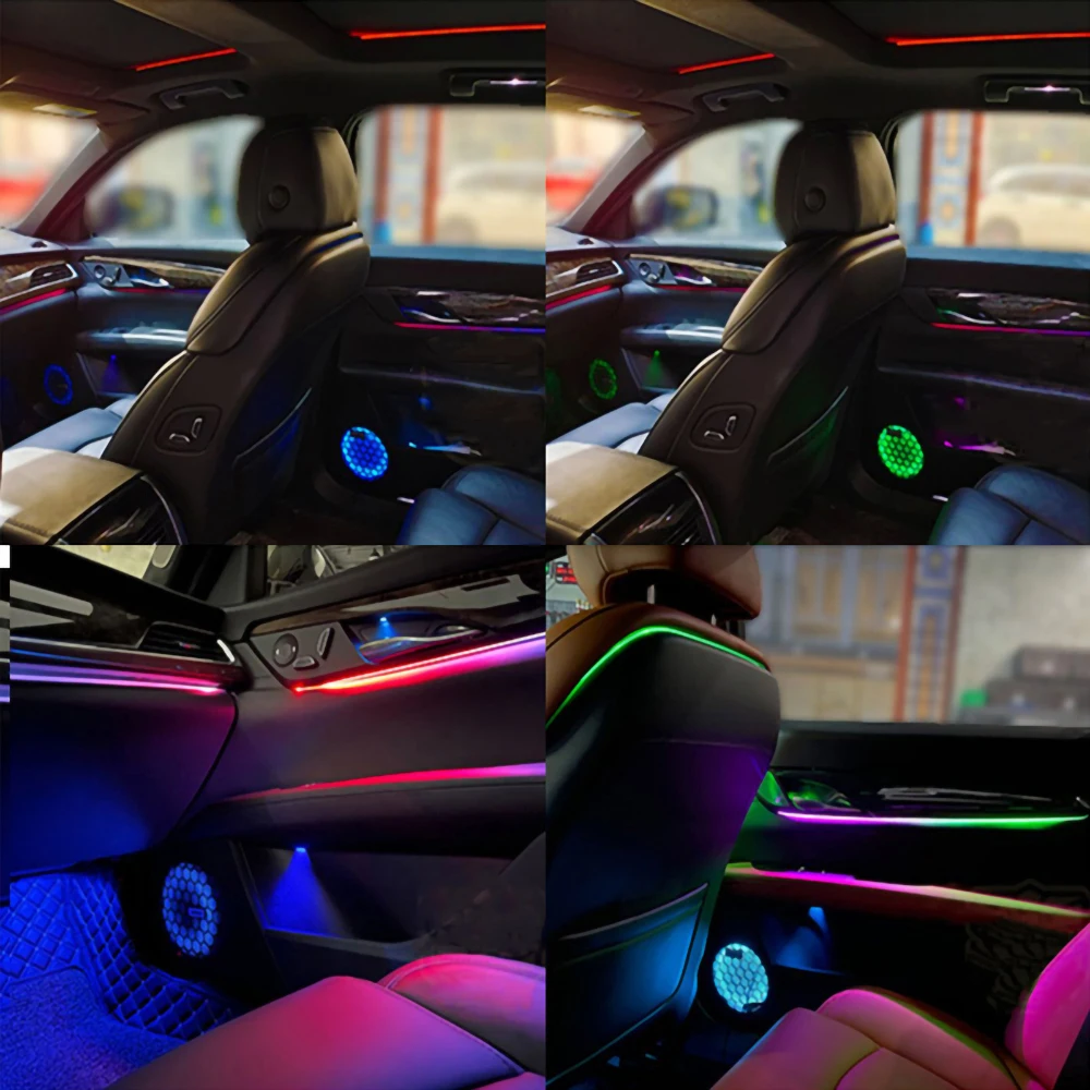 Комплект светодиодной подсветки салона автомобиля OEM: 1822 в 1 RGB динамическая симфоническая атмосферная LED-подсветка для индивидуальной настройки (art.: 3920da11869dc) - 3920da11869dc