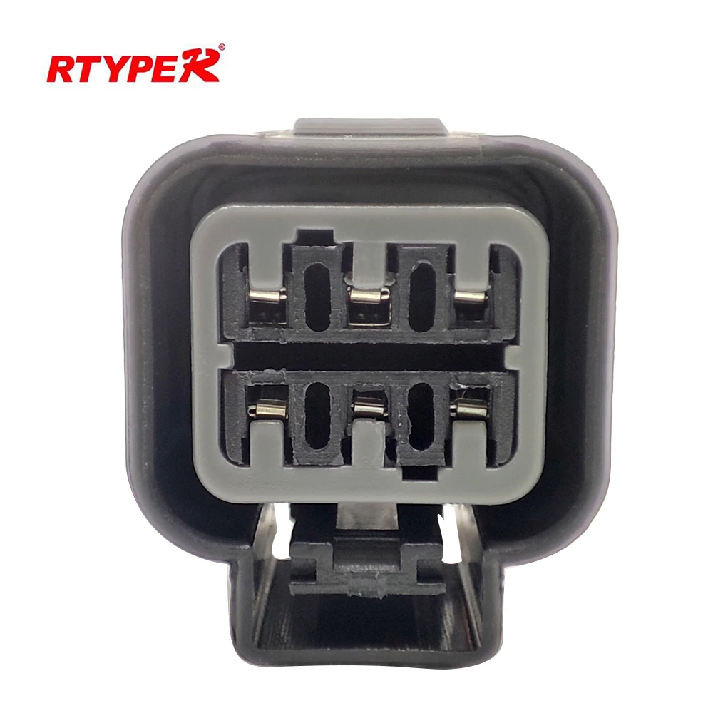 1/5/10 комплект 6-контактный Женский Водонепроницаемый Черный Автомобильный разъем