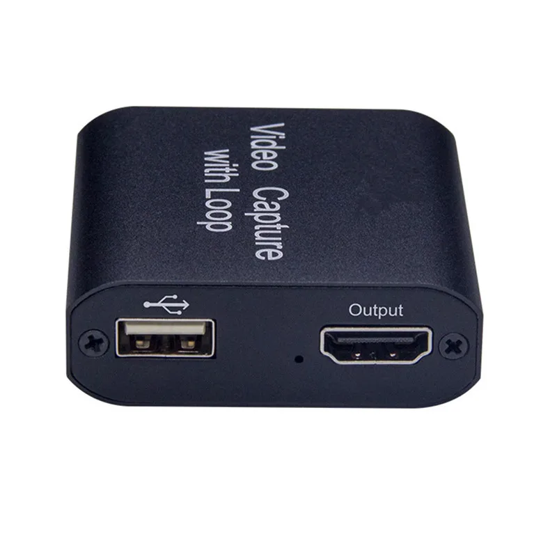 Карта видеозахвата совместимая с HDMI из алюминиевого сплава USB к HDMI-совместима Loop
