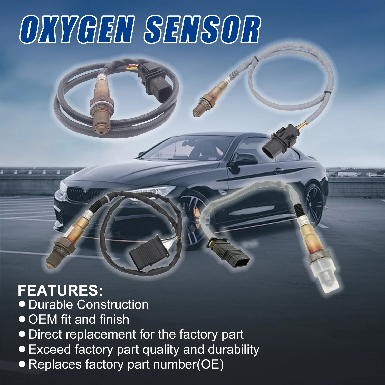 4 шт. датчик кислорода Lambda для BMW F10 F11 523i 528i 530i 730i