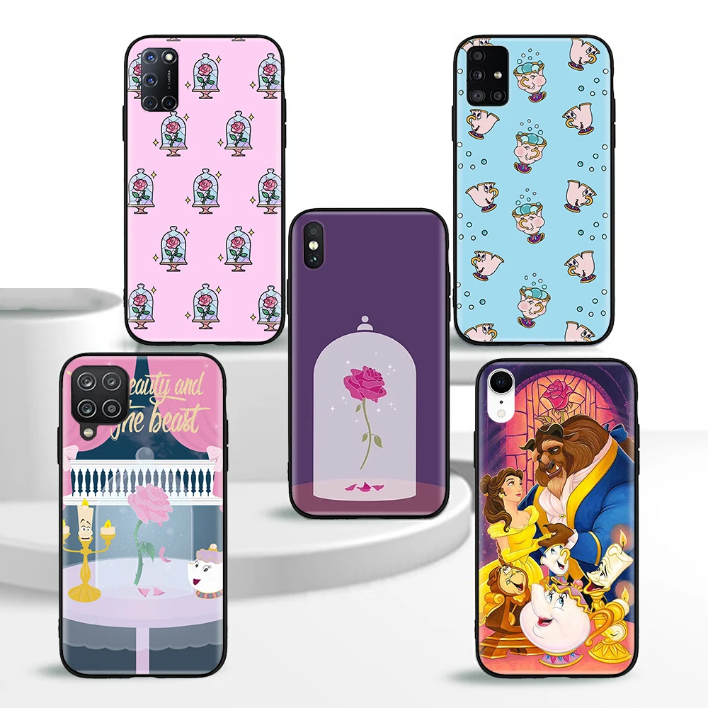 Женская красота и чудовище Черная мягкая силиконовая модель для Realme Narzo 20 30A 50I V11