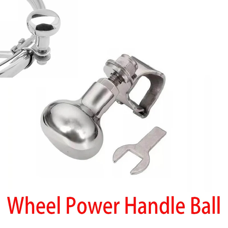 

316 Stainless Steel Grip Knob Turning Helper Hand Control Steering Wheel Power Handle Ball for Marine Boat Yacht Car Accessories