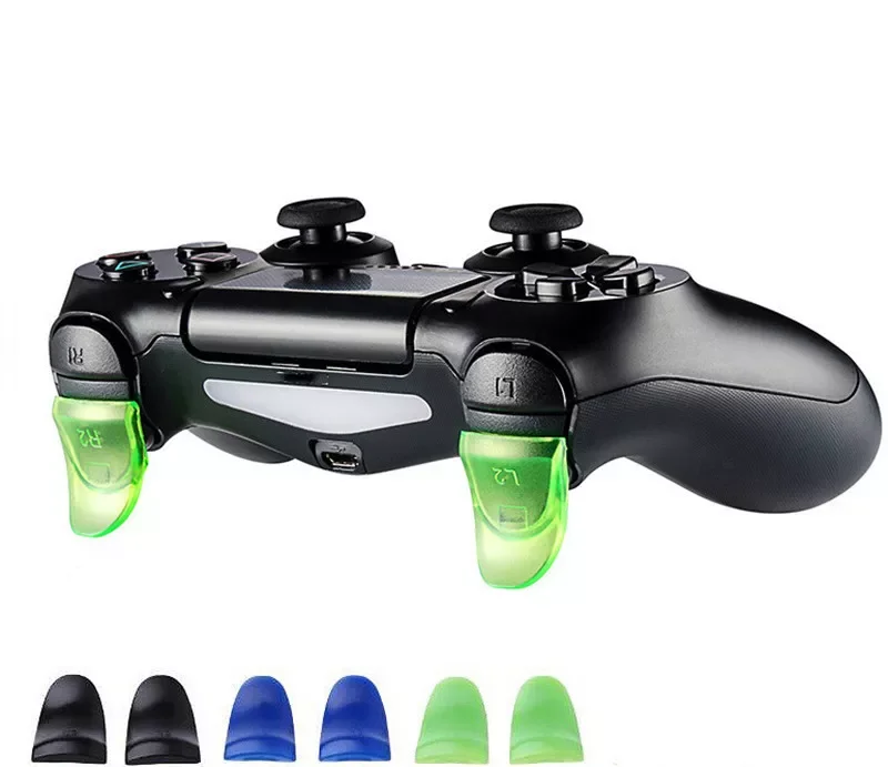 

2pcs/Set L2 R2 Buttons Extension Trigger for PS4 Controller for PS4 Extension Button for PS4 Gamepad Game Accessories