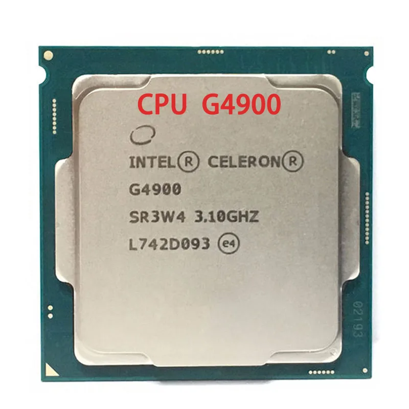 

Intel Celeron processor G4900 3.1GHz 14NM GHz Dual-Core Dual-Thread CPU 54W LGA 1151