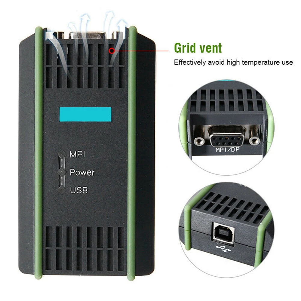 Фото USB-кабель для программирования MPI для ПЛК Siemens S7 200 300 400, адаптер RS485, 6ES7972-0CB20-0XA0, инструмент для связи PPI №4