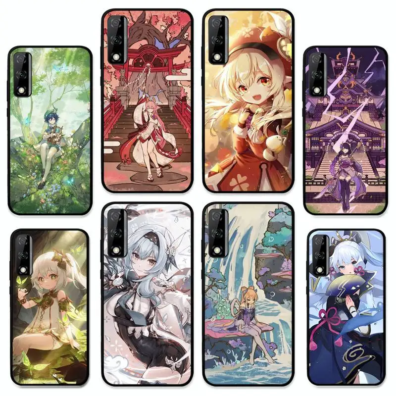 

Genshin Impact Game Phone Case for Huawei Y 6 9 7 5 8s prime 2019 2018 enjoy 7 plus