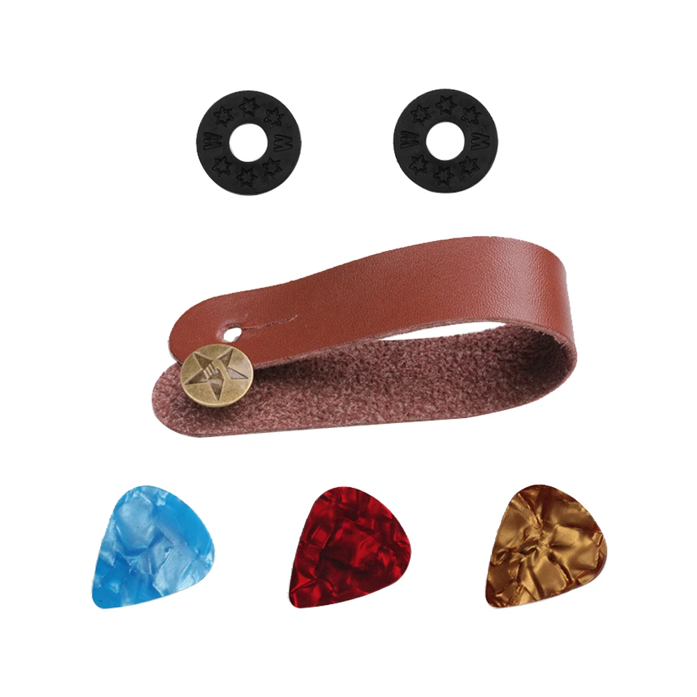 Замок для гитарного ремня из натуральной кожи универсальный адаптер головки