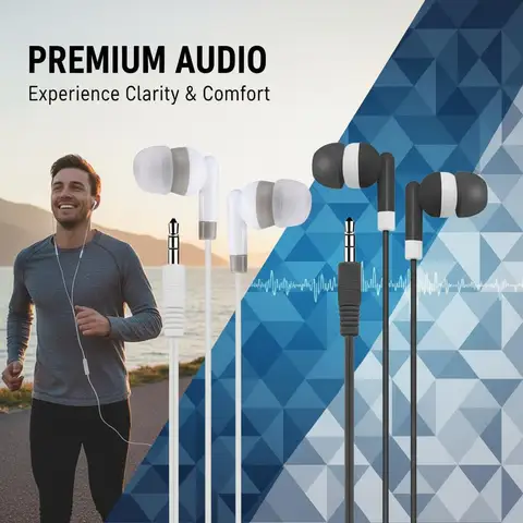 Проводные спортивные наушники Xiaomi арматурные черные