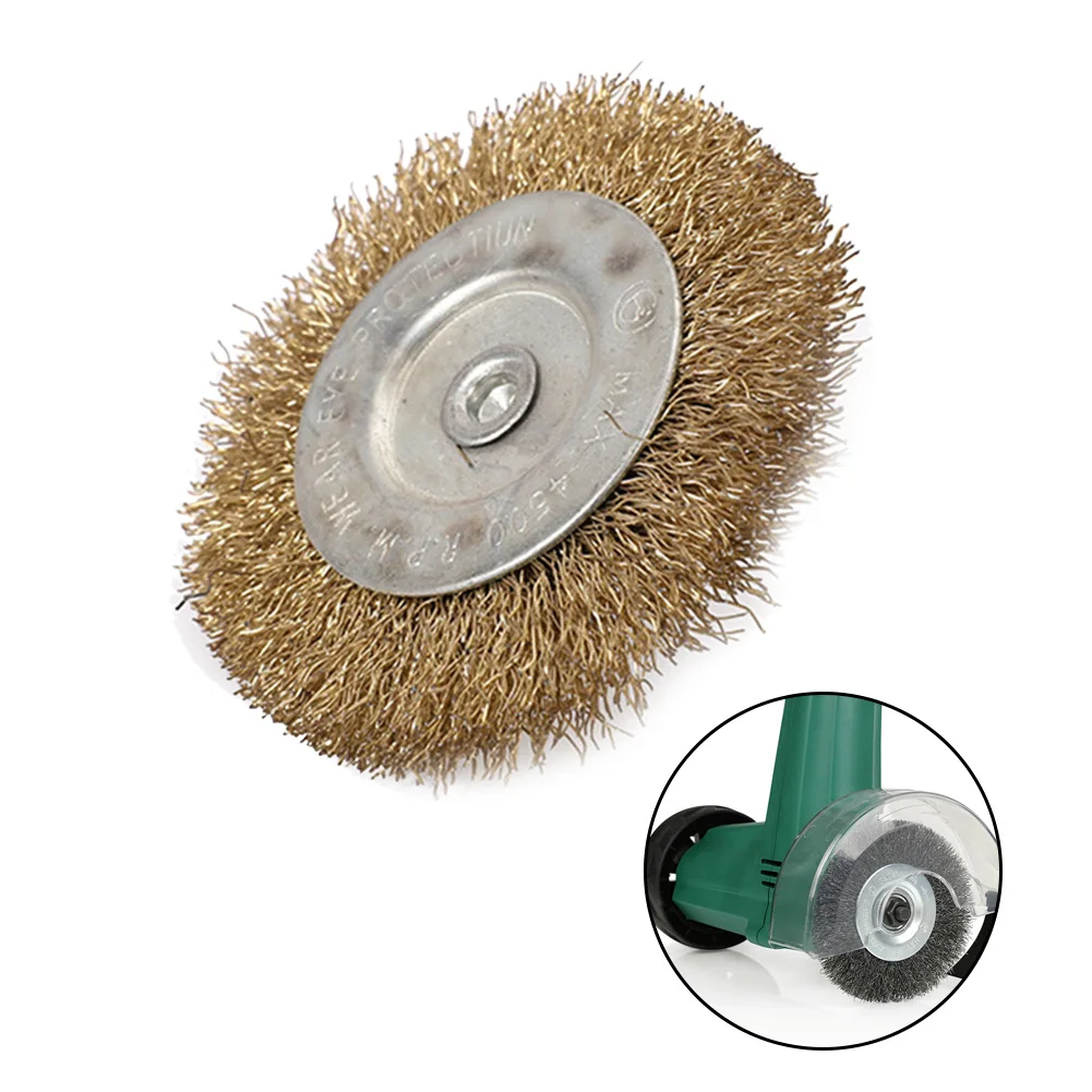 

Brand New Garden Metal Brush Lawn Mower Parts Joint Cleaner Replacement Replacement Brush Steel Wire+Stainless Steel