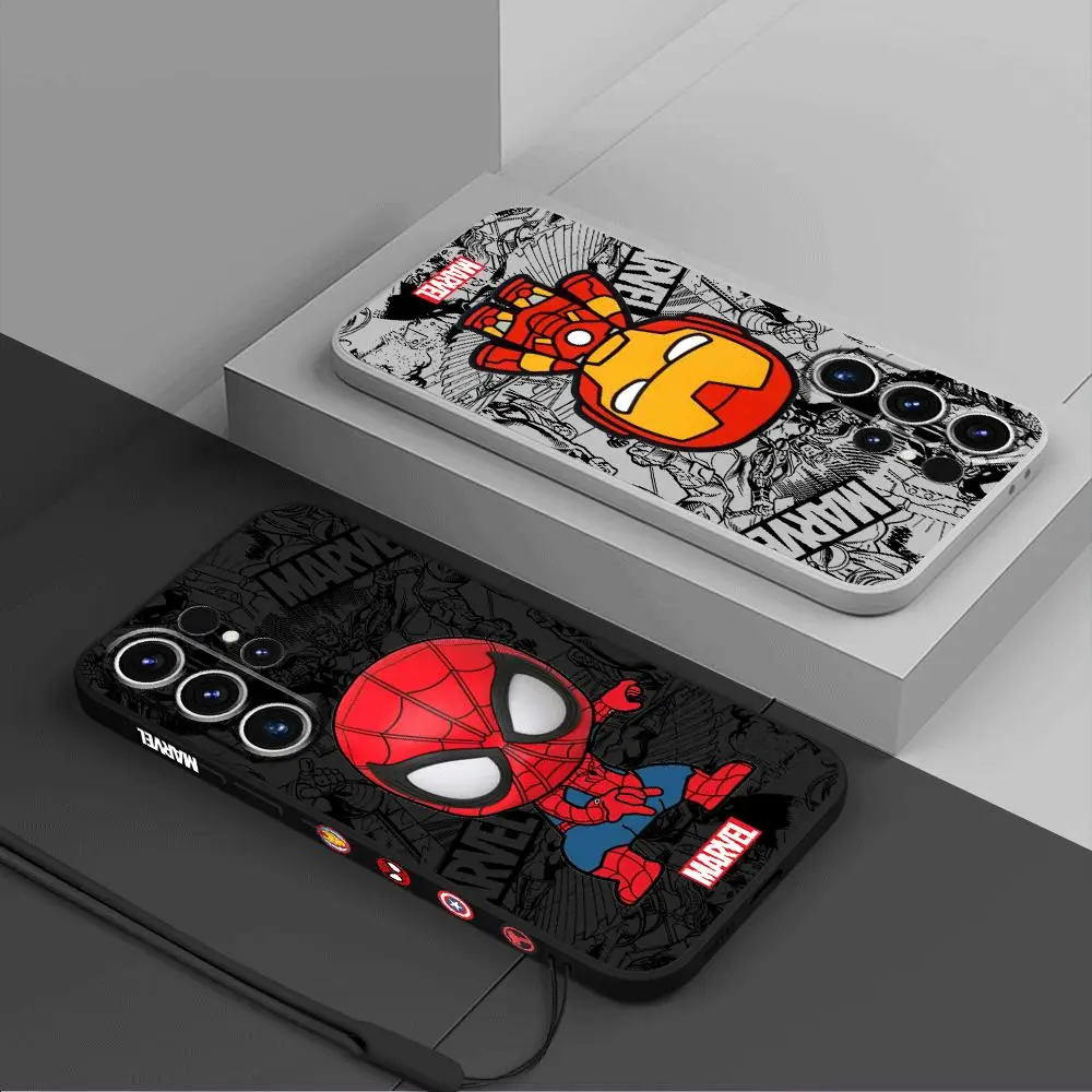 Чехол Для Телефона Marvel Hero Samsung Galaxy Note 10 Plus S9 S10 20