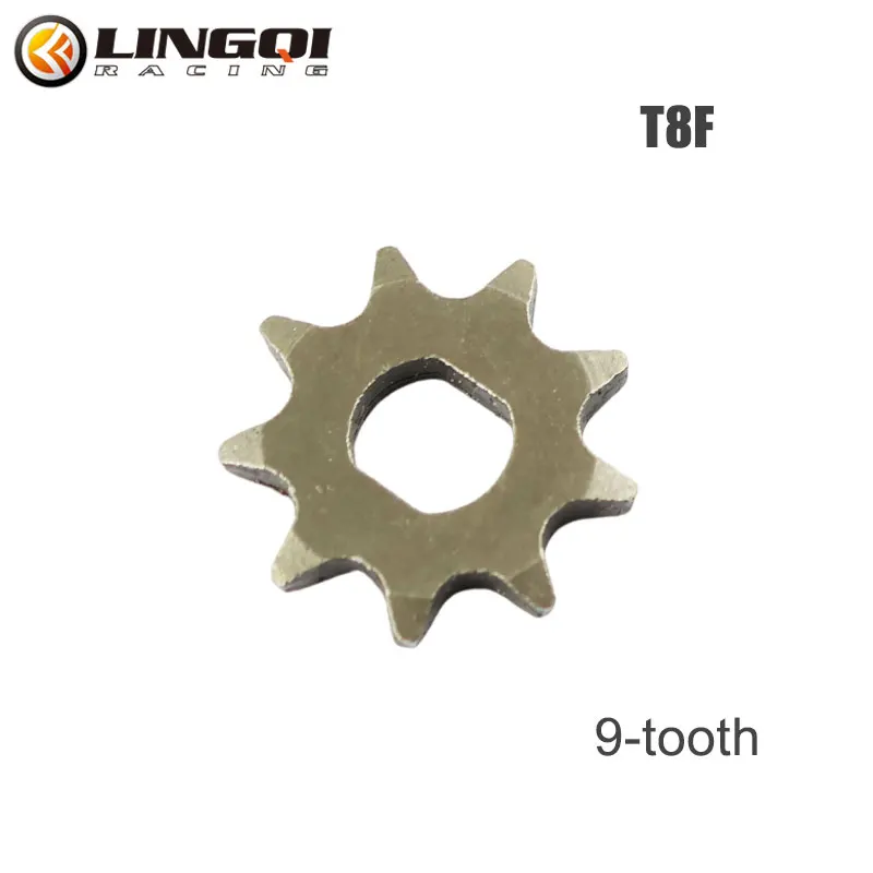 

LING QI Мотоцикл T8F 13T 11T 9T Звездочка Цепь Зубчатая шестерня двигателя для 47cc 49cc Mini Pocket Dirt Bike Электрический скутер ATV