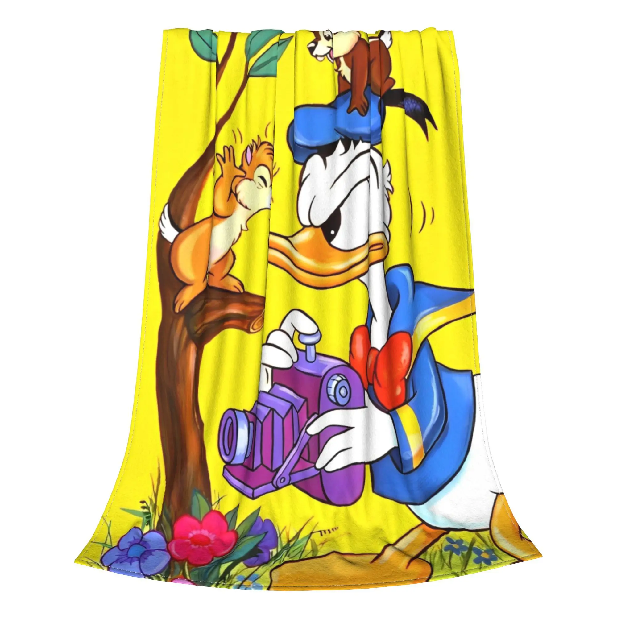 Чип 'n' Дэйл и гремпи Дональд Дак одеяло мультфильм фланель смешные мягкие