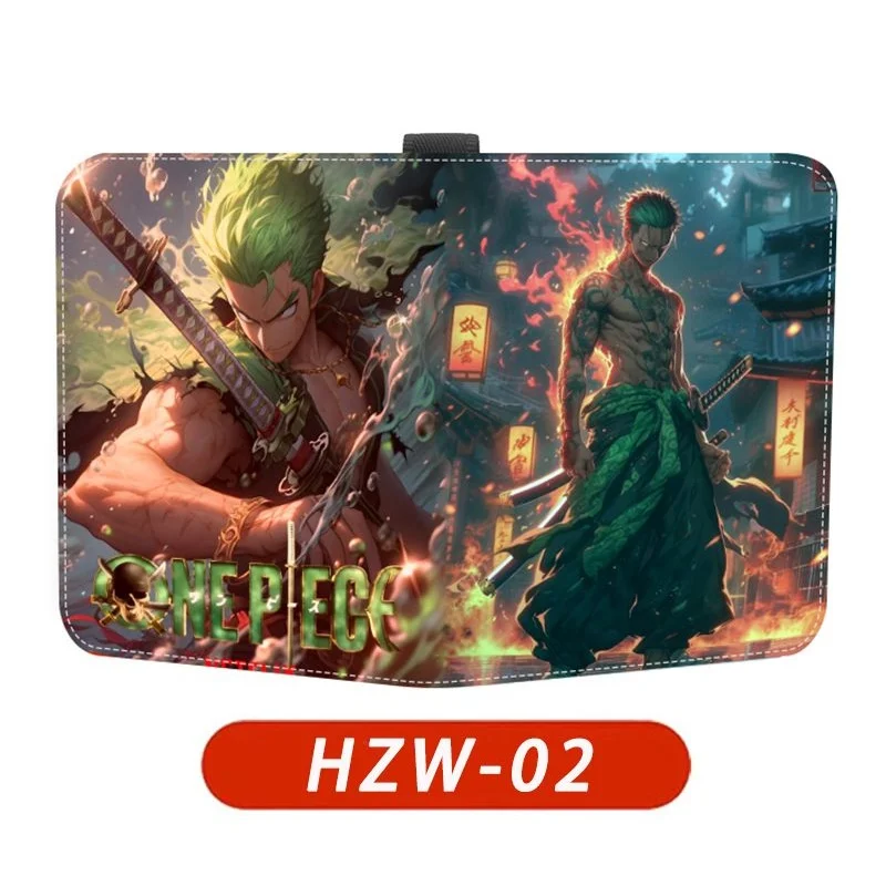 Новый цельный Roronoa Zoro на молнии из искусственной кожи, визитница, альбом, переплет для книг, игровая коллекция карт, детские игрушки, подарок (art.: 3920d3f134e3e) - 3920d3f134e3e