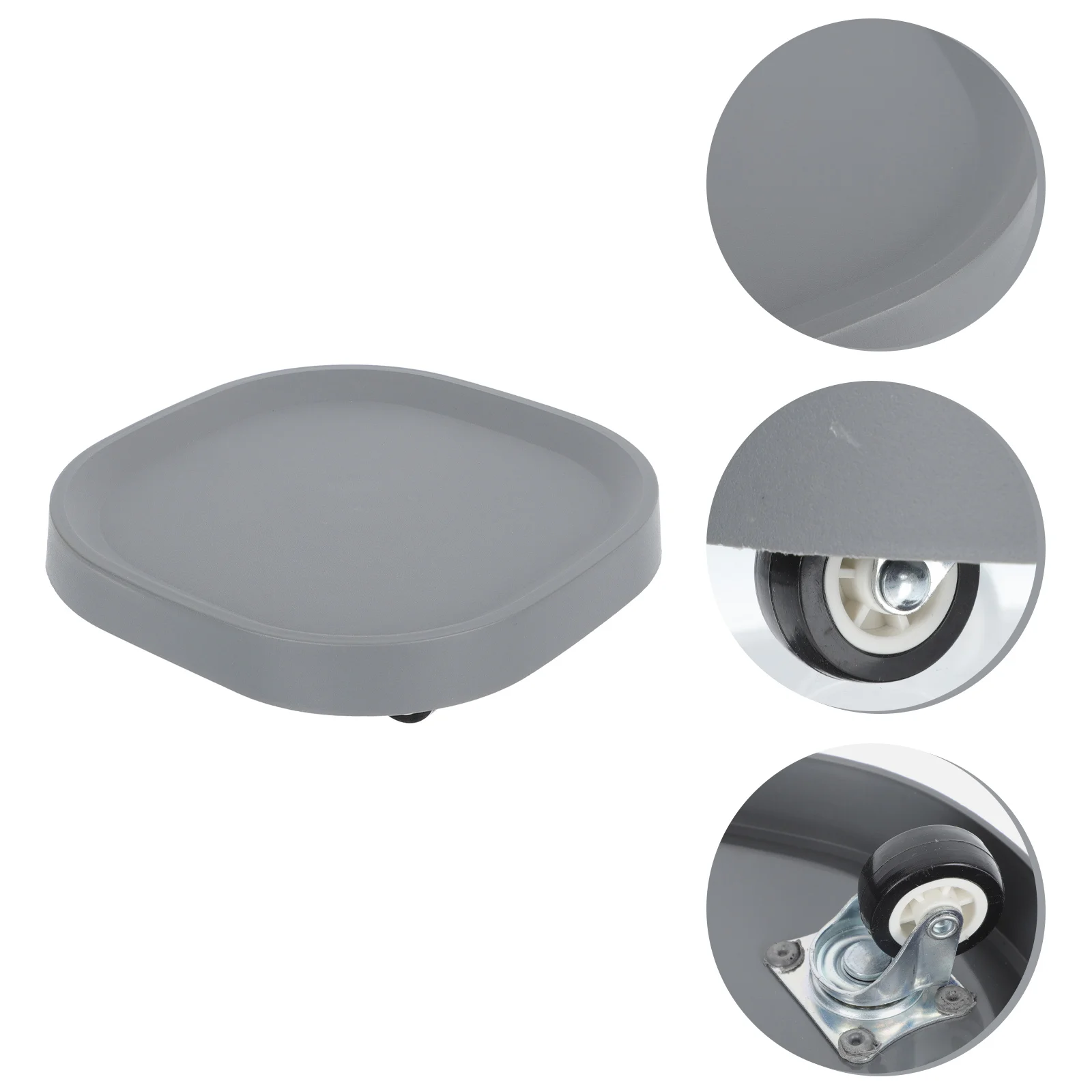 

Flower Pot Tray Holder Base Removable Resin Flowerpot Storage Wheel Style Planter Stand Houseplant