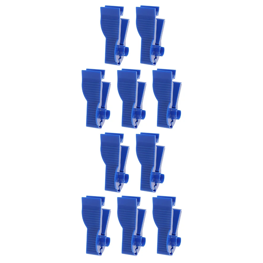 

10 Pcs Dialysis Clip Peritoneal Accessory Plastic Supplies Tool Bag Clips Abs Pipeline Fixator