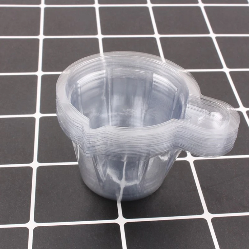 

50 шт., пластиковые дозирующие стаканы для ювелирных изделий, 40 мл