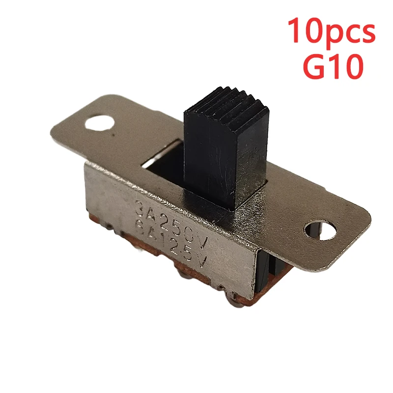 

10 шт. SS-23F19 (2P3T) Высота ручки 5/6/7/9/10 мм 3 передачи 6-контактный автомобильный холодильник большой ток тумблер ползунковый DIP-переключатель 3/6A 250/125 В