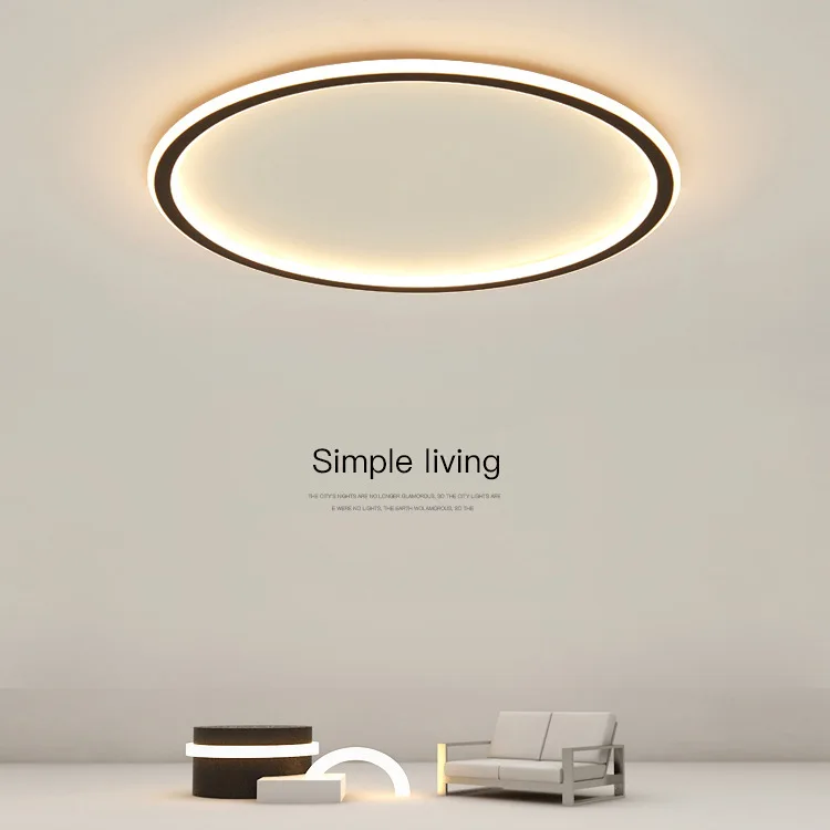 Modern Led Ceiling Lights Simple Bedroom Round Iron Mounted Foyer Dimmable balcony Study Ceiling Lamp Indoor Lighting Luminarias