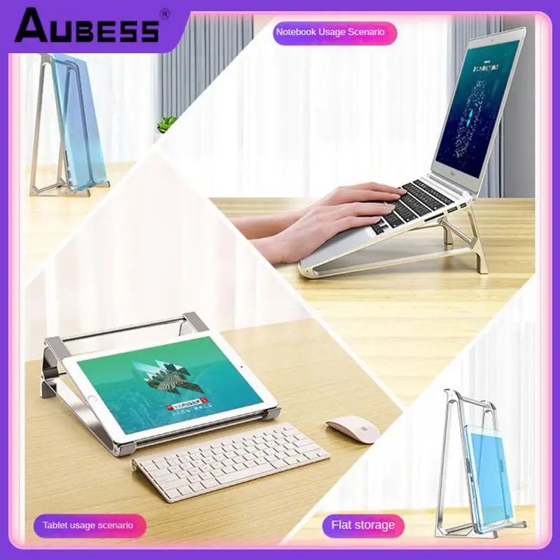 

Foldable Computer Cooling Holder Vertical Cooling Stand Anti-skid Computer Bracket Heat Dissipation Computer Accessories General