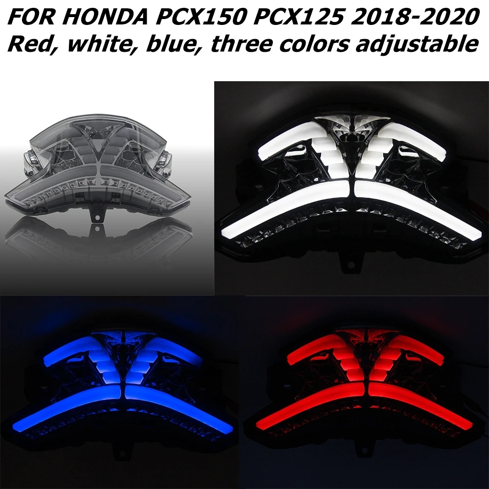 

Motorcycle Accessories Rear Tail Lamp Taillight Brake Light LED For Honda Pcx150 Pcx 150 PCX125 2018 2019 2020 Newest