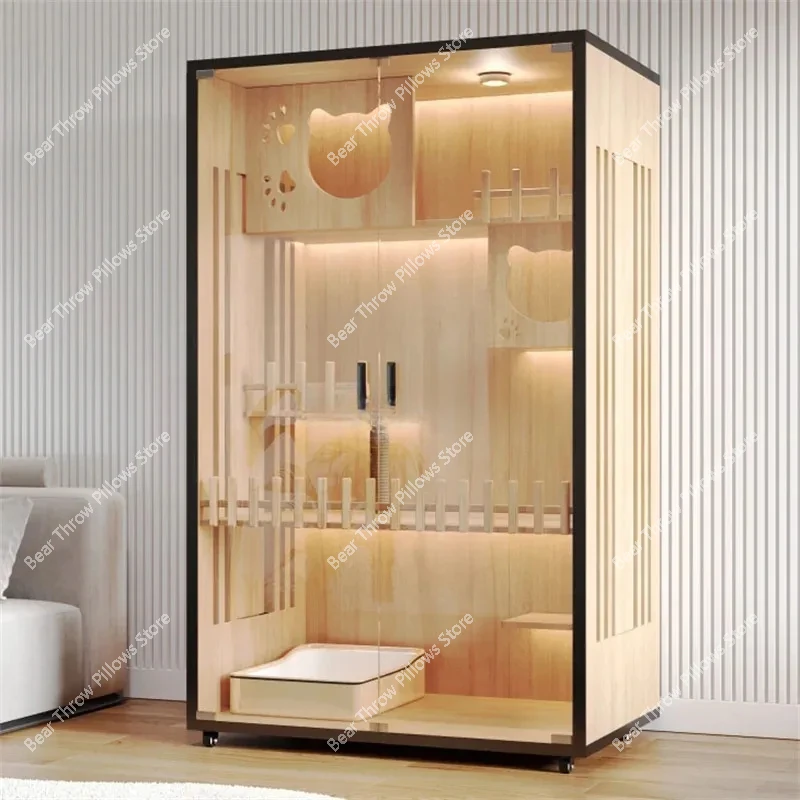 Водонепроницаемая клетка для кошек домашний интерьер дома наполнитель