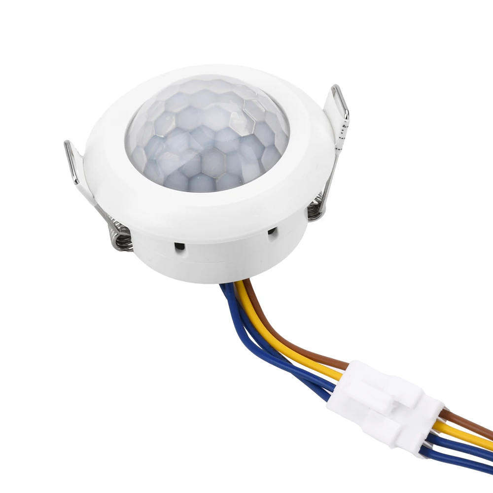 

Светодиодный Встроенный инфракрасный детектор PIR, переменный ток 220 В, ИК инфракрасный датчик движения, переключатель для домашнего освещения, Индукционное регулирование