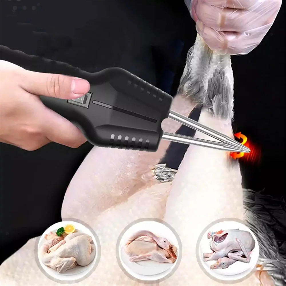 160 Вт щипцы для куриных утиных перьев электрическая машина удаления стейков уток