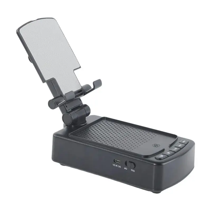 

Multifunctional Mobile Phone Bracket 360 Degree Rotatable Phone Holder with Speaker and Charging Station for Smart Phones