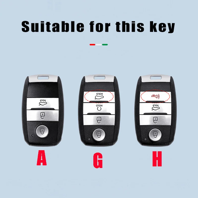 Чехол для автомобильного дистанционного смарт-ключа из цинкового сплава с 4