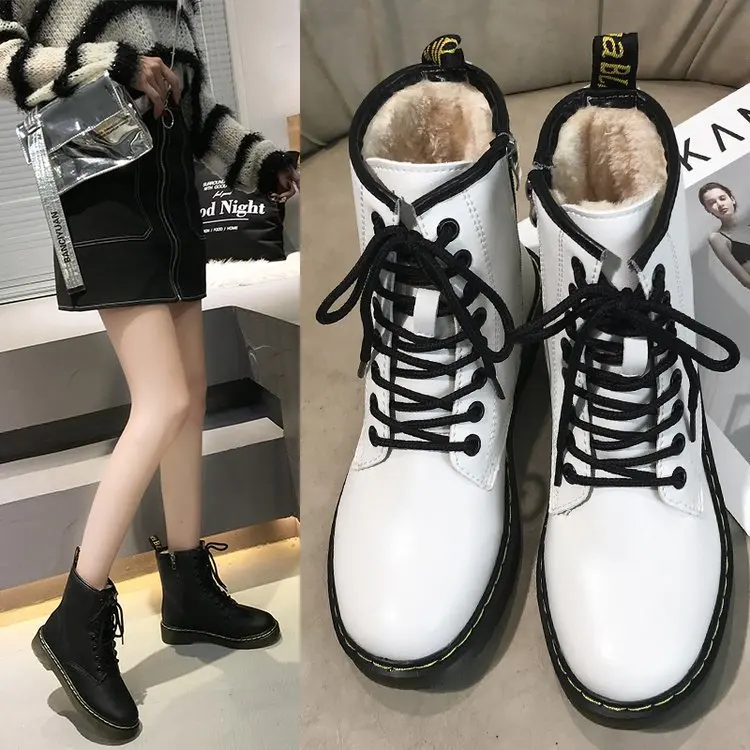 Женские ботинки зимняя обувь для женщин на шнуровке женские роскошные