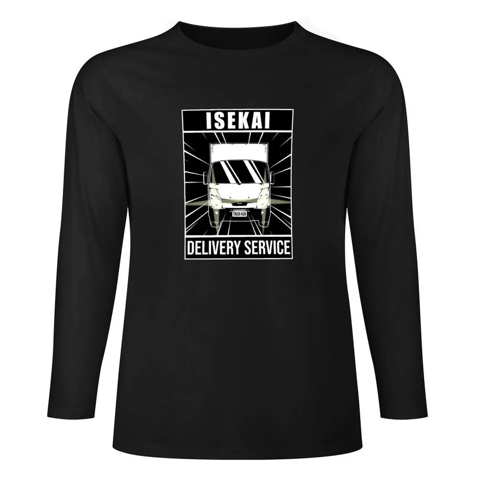 Truck-kun ИСЕКАЙ ДОСТАВКА СЕРВИС! Длинная футболка новое издание футболки для