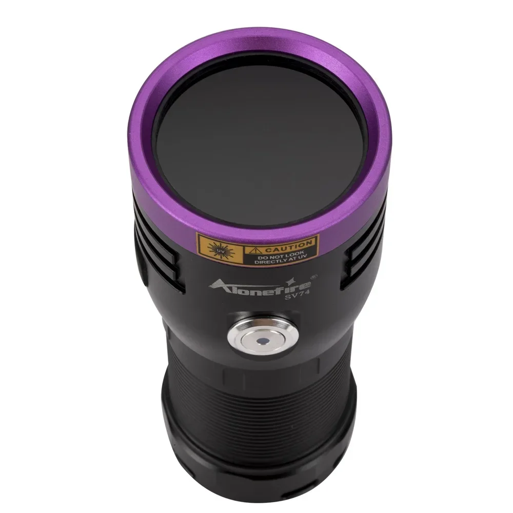 Alonefire SV74 80 Вт УФ-фонарик 365 нм Ультрафиолетовый детектор для отверждения УФ-клей