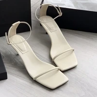 jennydave sandals women thin heel shoes woman real leather shoes women sandals england style fashion simple party sandals women