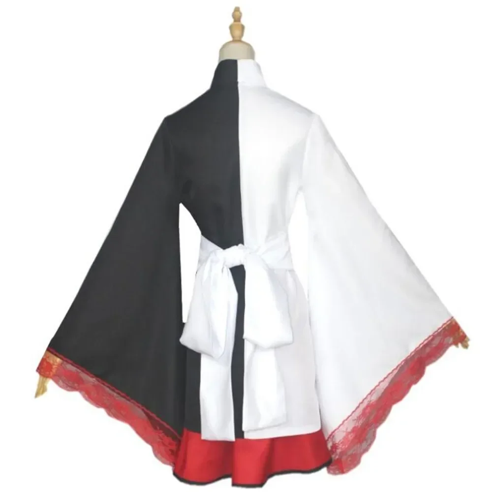 Anime Danganronpa Monokuma Dangan Ronpa Kimono Pinafores Dresses Women Cosplay Costumes Clothes