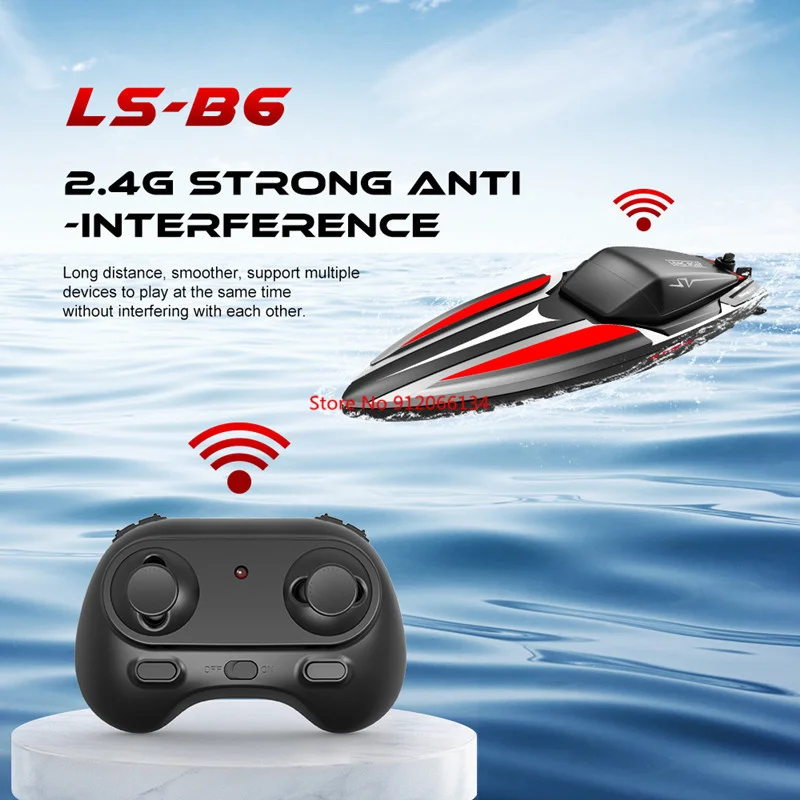 

25KM/H Dual Motor Waterproof RC Speedboat 100M Distance 2.4G Remote Control Boat Anti-collision RC Racing Boat Toy Kid Boy Gifts