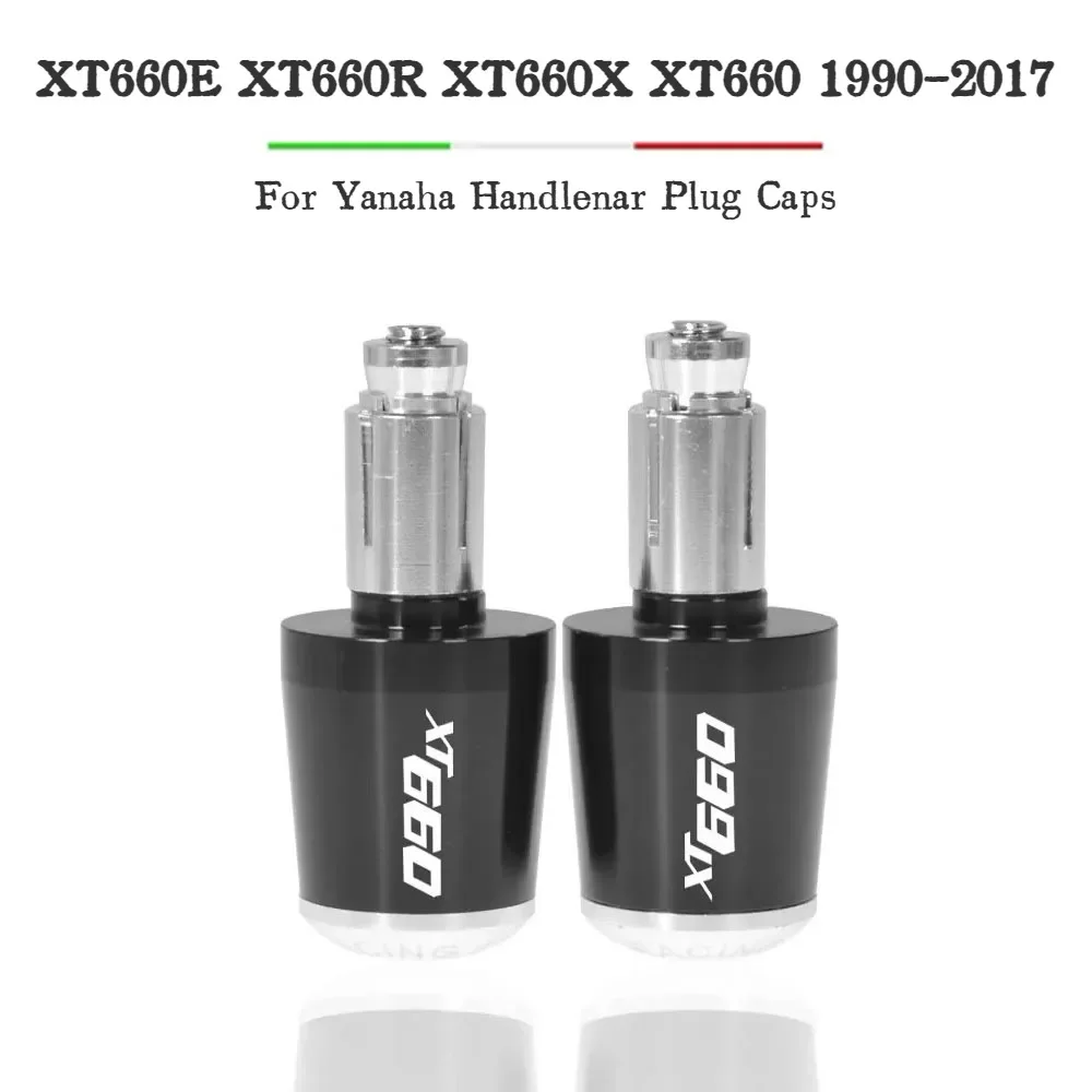 Ручки для мотоцикла 7/8 дюйма 22 мм Концевая ручка заглушка Yanaha XT660E XT660R XT660X XT660 1990-2017