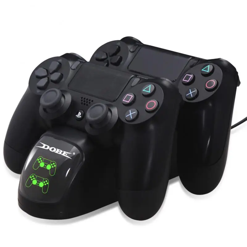 

Controller Charger, PS 4 Charging Dock Station with LED Light Indicators Compatible with / Slim/ Controller
