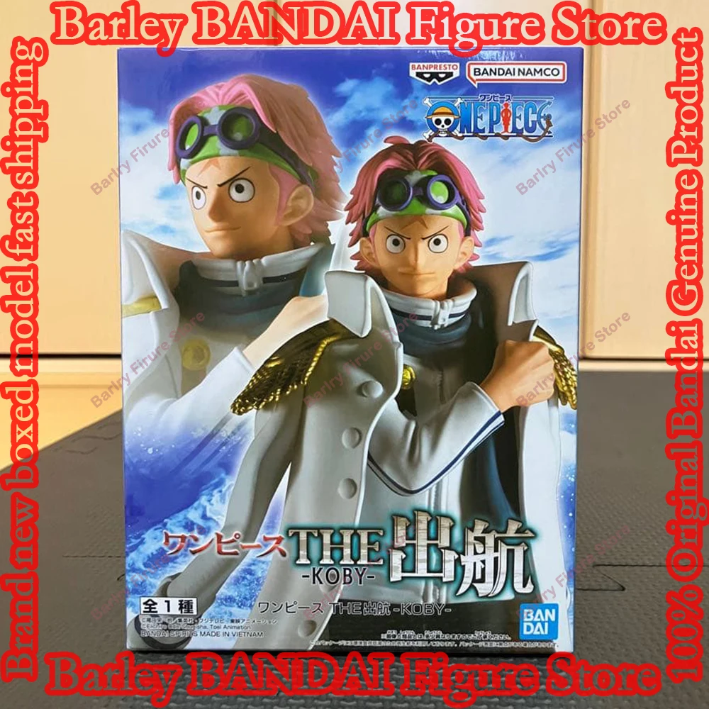 Фото BANDAI BANPRESTO One Piece The Shukko 16 см Koby Аниме Фигурка В наличии Коллекция Коллекция Модель Игрушки Праздничные Подарки №1