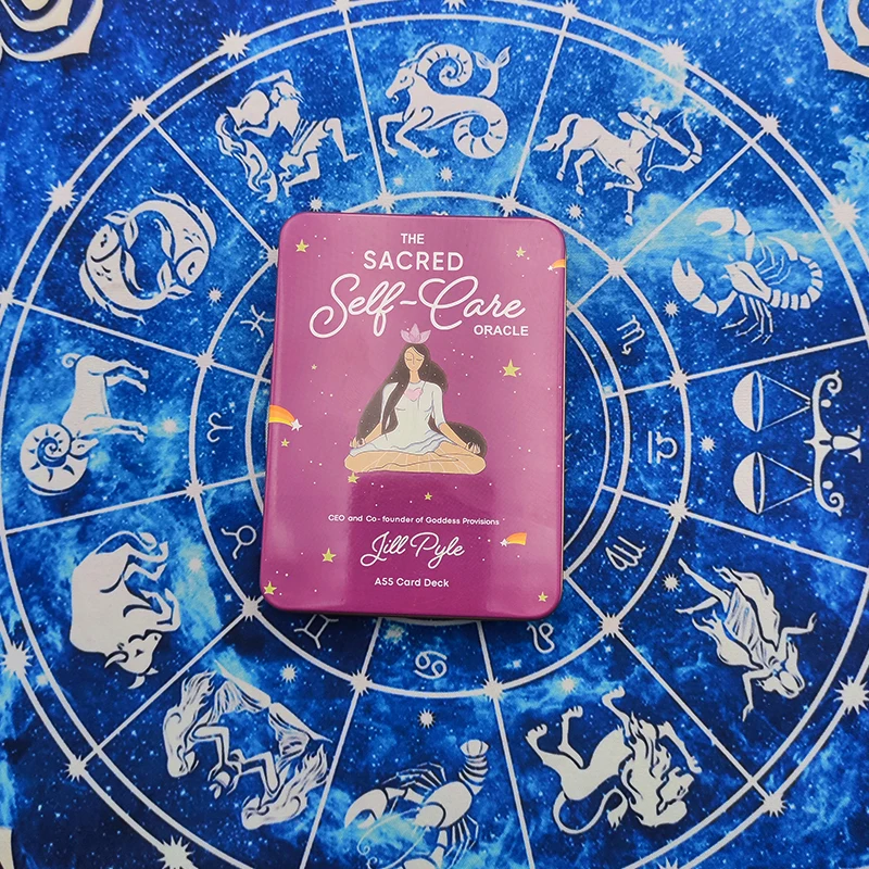 

Новая классическая железная коробка, карта таро и Оракл для легкого хранения, священный самоуход, оракель