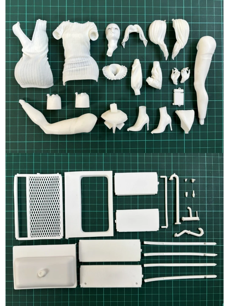 1/8 (210 мм) фигурка из смолы неокрашенная модель комплект предметы красивой женщины