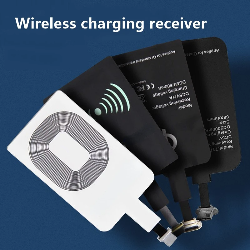 

Free Shipping For Samsung Universal Micro USB Type C Fast Wireless Charger Adapter Wireless Charging Receiver