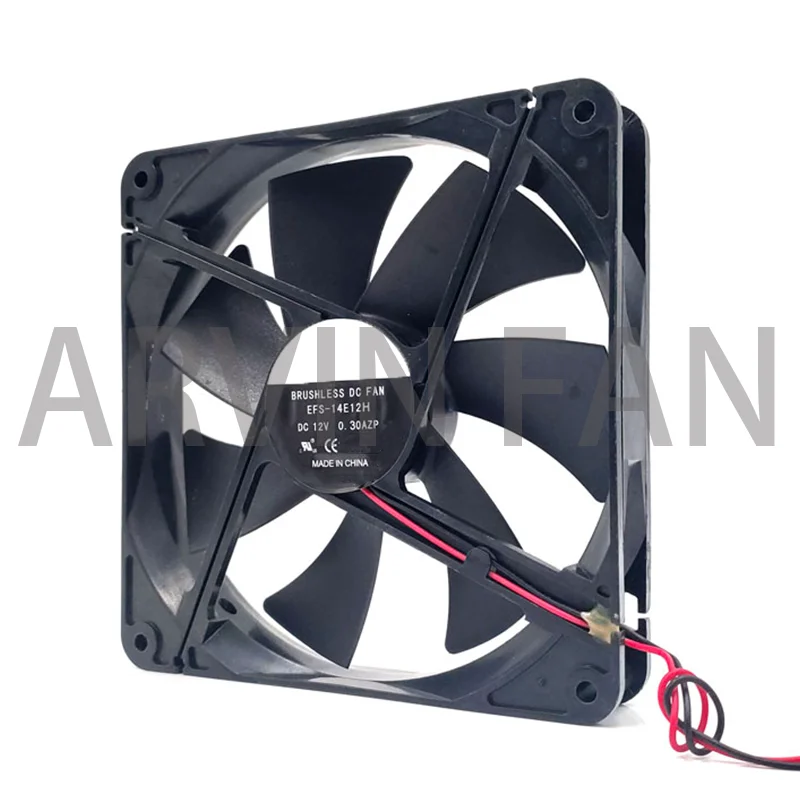 Новинка, 140 мм, 14 см, Настольная компьютерная лампа, внешний вентилятор, 12 В, 14025 А, 14 см, дюйма, x 25 мм, бесшумный источник питания, охлаждающий вентилятор для блока питания