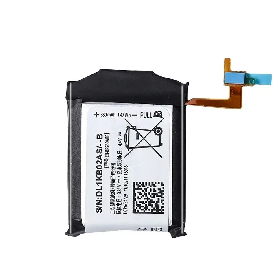 Аккумулятор EB-BR760ABE для Samsung Gear S3 Frontier/Classic EB-BR760A SM-R760 SM-R770 SM-R765 SM-R765S 380 мАч Гарантия