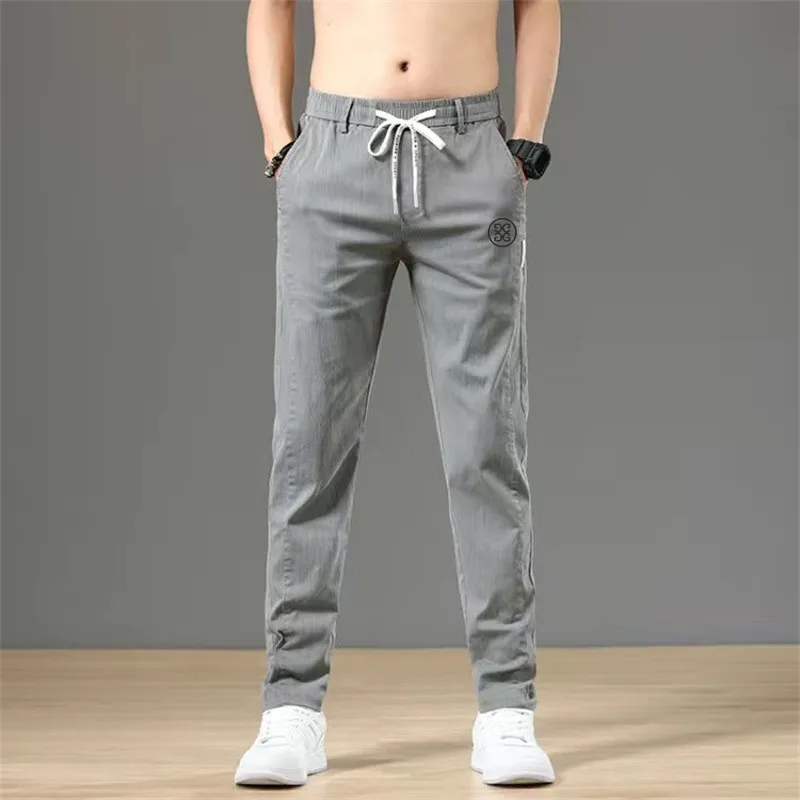 

High Quality 2023 Spring Men's Golf Pants Korea Fashion Casual Men's Breathable elasticity Golf Clothing Man's New Golf Trousers
