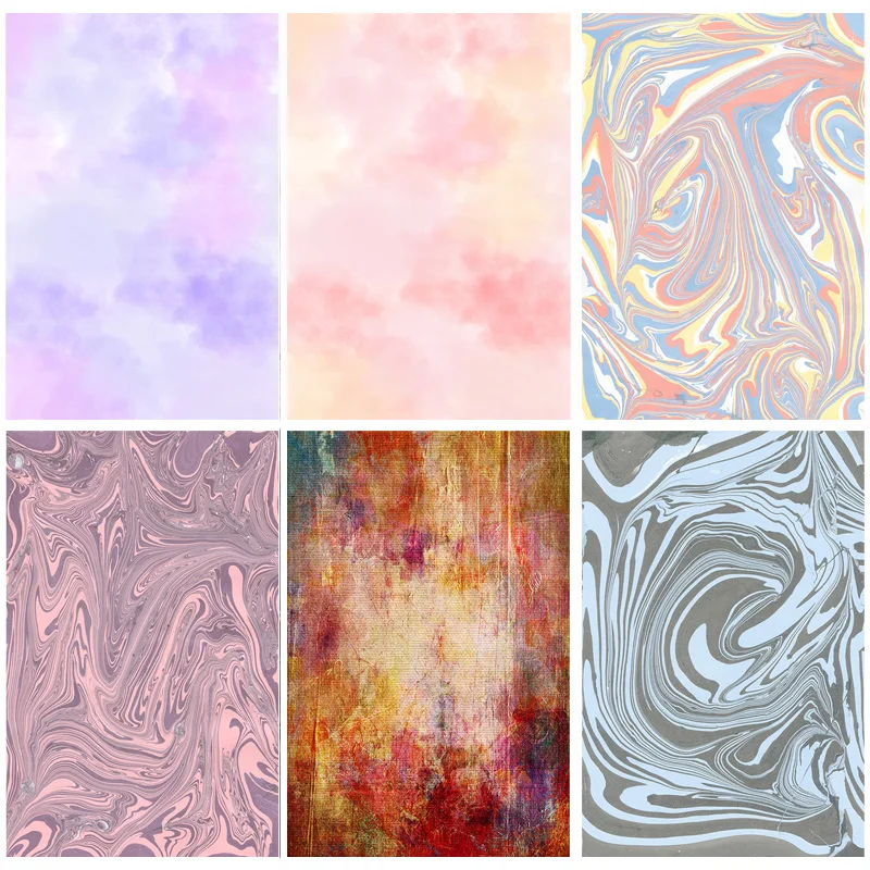 

Colorful Gradient Photography Backgrounds Abstract Marble Painted Photo Backdrops Studio Props 211011 CFT-04