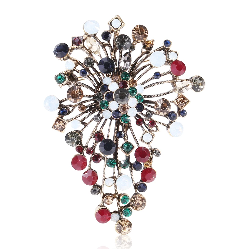 

Retro Palace Style Brooch Stylish Personality Of The Rhinestone Corsage
